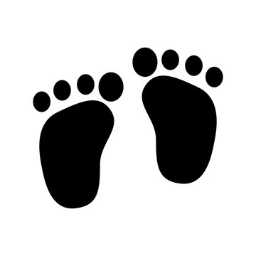 footprints icon or logo isolated sign symbol vector illustration - high quality black style vector icons
