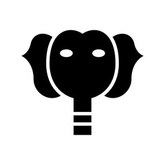 ganesha icon or logo isolated sign symbol vector illustration - high quality black style vector icons
