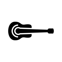 guitar icon or logo isolated sign symbol vector illustration - high quality black style vector icons
