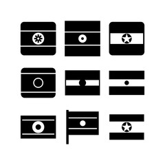 india flag icon or logo isolated sign symbol vector illustration - high quality black style vector icons
