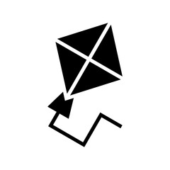 kite icon or logo isolated sign symbol vector illustration - high quality black style vector icons

