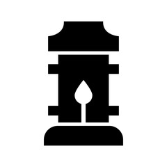lantern icon or logo isolated sign symbol vector illustration - high quality black style vector icons
