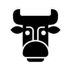 sacred cow icon or logo isolated sign symbol vector illustration - high quality black style vector icons
