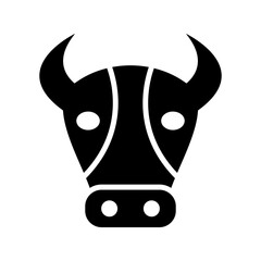 sacred cow icon or logo isolated sign symbol vector illustration - high quality black style vector icons
