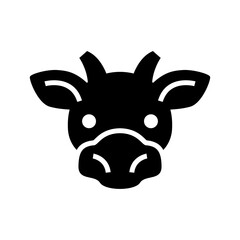 sacred cow icon or logo isolated sign symbol vector illustration - high quality black style vector icons
