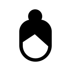 woman icon or logo isolated sign symbol vector illustration - high quality black style vector icons
