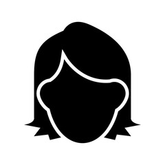 woman icon or logo isolated sign symbol vector illustration - high quality black style vector icons
