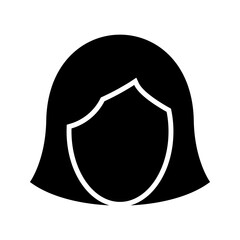 woman icon or logo isolated sign symbol vector illustration - high quality black style vector icons
