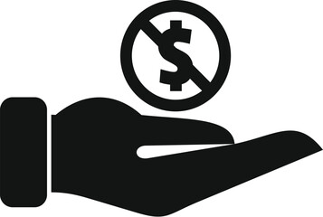 Care payment icon simple vector. Card error. Sale machine