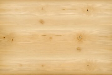 Obraz na płótnie Canvas Light natural wood backdrop: Six logs, clear texture, knots, new, clean, grain pattern, even grains. Photo generative AI