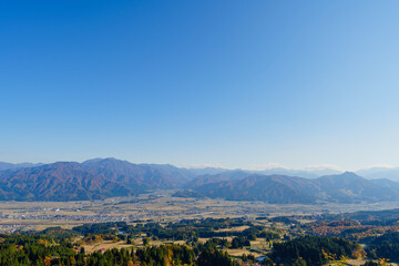 新潟県　魚沼スカイライン　紅葉