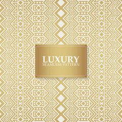 Luxury white ornament pattern design background