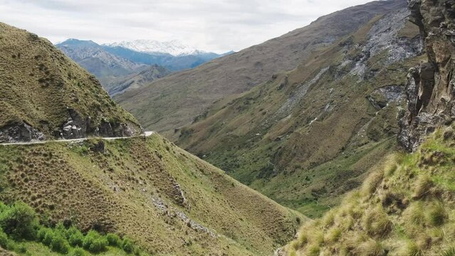 Dangerous Skippers road in New Zealand