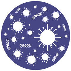 Bacterial microorganism in circle