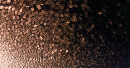 Golden Bokeh background