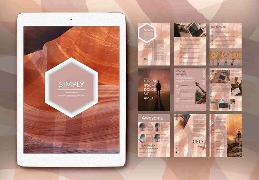 Modern Simply Digital Proposal Layouts