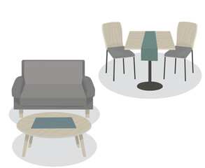 ナチュラルリビングセット04