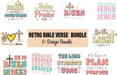 Retro Bible Verse  Bundle