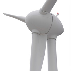 3d wind turbine isolated © onay