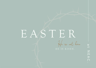 Fototapeta premium Easter Banner Graphic 5