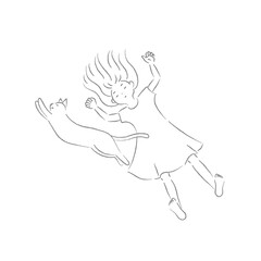 猫とリラックス　お昼寝　タッチ2