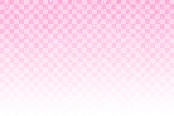 和紙 ピンク 市松模様 春 テクスチャ