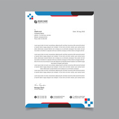 Professional creative simple letterhead template clear design for your business