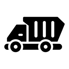 truck glyph icon