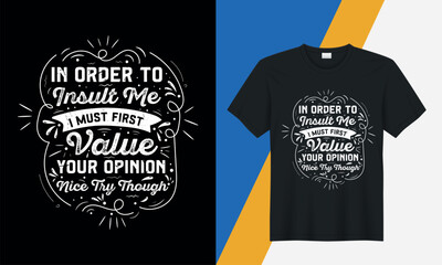 Trendy Typography Apparel. Funny Graphic T-Shirts with Motivational Quotes and Cool Prints