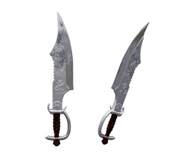3d Sword isolated