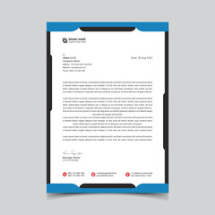 Professional creative simple letterhead template clear design for your business