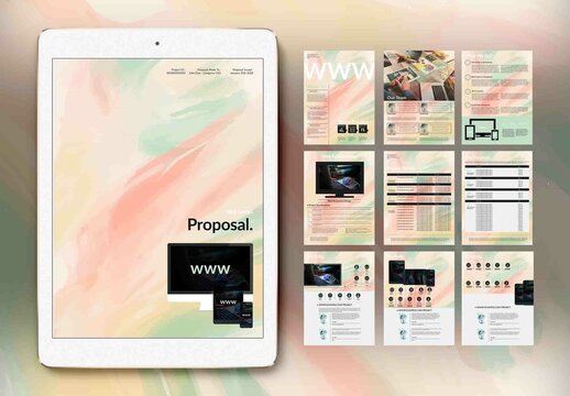Digital Project Proposal Examples Website Design Proposal Images – Browse 16,120 Stock Photos, Vectors ...