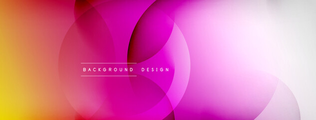 Abstract background - geometric composition created with lights and shadows. Technology or business digital template