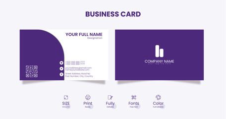 Minimal Corporate Business Card Design