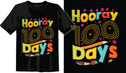 100 Days of Awesome T-Shirt Design. Funny T-Shirt Design. School T-Shirt. 100 Days Smarter T-Shirt. 100 Days Celebration T-Shir design