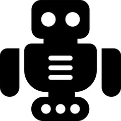 Robot Icon Vector: An icon vector that represents a robot typically features a humanoid or mechanical figure. This icon is commonly used to indicate robotics technology or automation.
