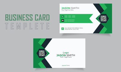 
Creative Business Card Modern and Professional visiting card Print Ready Template with logo and company name
