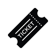 Obraz premium ticket icon vector design template in white background