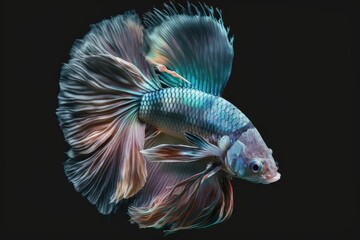 Fototapeta premium Siamese Fighting Fish, Thailand Fighting Fish, Betta