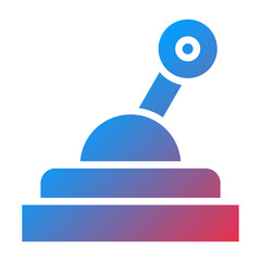 Vector Design Control Lever Icon Style