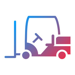 Vector Design Forklift Icon Style