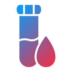 Vector Design Test Tubes Icon Style