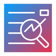 Vector Design Research Icon Style