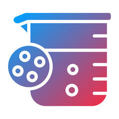 Vector Design Chemistry Colloid Icon Style