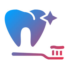 Vector Design Clean Tooth Icon Style