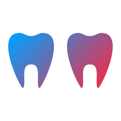 Vector Design Teeth Icon Style