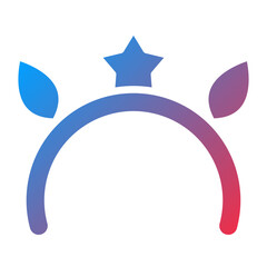 Vector Design Birthday Headband Icon Style