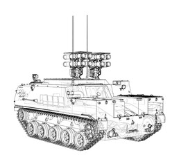 Anti-tank armored car