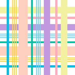 colorful plaid seamless background fabric pattern