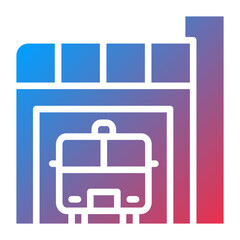 Vector Design Firefighter Garage Icon Style